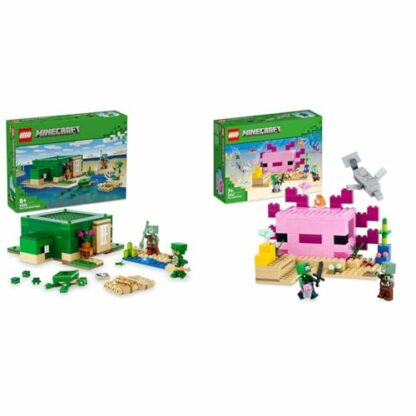 LEGO Minecraft The Turtle Beach House Animal-Care Toy for Kids, Girls and Boys Aged 8 Plus Years Old, Building Set with Characters and Figures from the Game, Gift for Gamers 21254 2 LEGO Minecraft The Turtle Beach House Animal-Care Toy for Kids, Girls and Boys Aged 8 Plus Years Old, Building Set with Characters and Figures from the Game, Gift for Gamers 21254 - Image 2
