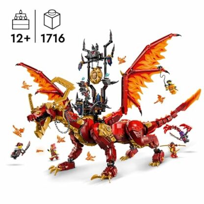 LEGO NINJAGO Source Dragon of Motion Figure Set, Ninja Adventure Toys for Boys & Girls, with 6 Minifigures Incl. Characters Kai & Arin, Dragons Rising Birthday Gift for kids and Teens 12 Plus 71822 3 LEGO NINJAGO Source Dragon of Motion Figure Set, Ninja Adventure Toys for Boys & Girls, with 6 Minifigures Incl. Characters Kai & Arin, Dragons Rising Birthday Gift for kids and Teens 12 Plus 71822 - Image 3