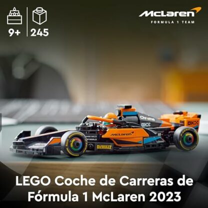 LEGO Speed Champions 2023 McLaren Formula 1 Race Car Toy for 9 Plus Year Old Kids, Boys & Girls who Love Independent Play, Buildable Vehicle Model Set, Kids' Bedroom Decoration, Birthday Gift 76919 4 LEGO Speed Champions 2023 McLaren Formula 1 Race Car Toy for 9 Plus Year Old Kids, Boys & Girls who Love Independent Play, Buildable Vehicle Model Set, Kids' Bedroom Decoration, Birthday Gift 76919 - Image 4