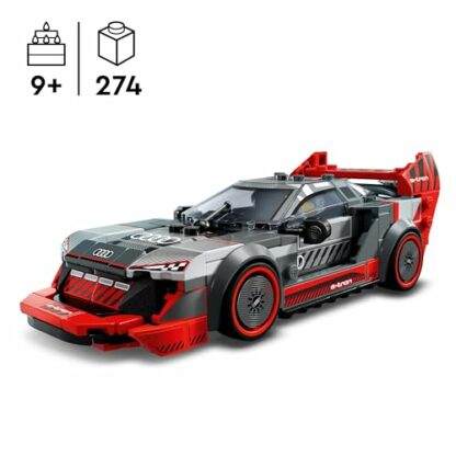 LEGO Speed Champions Audi S1 e-tron quattro Race Car Toy Vehicle, Buildable Model Set for Kids, Playable Display Gift Idea for 9 Plus Year Old Boys and Girls Who Enjoy Independent Play 76921 4 LEGO Speed Champions Audi S1 e-tron quattro Race Car Toy Vehicle, Buildable Model Set for Kids, Playable Display Gift Idea for 9 Plus Year Old Boys and Girls Who Enjoy Independent Play 76921 - Image 4
