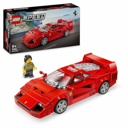 LEGO Speed Champions Ferrari F40 Supercar Buildable Vehicle, Toy Model Car for 9 Plus Year Old Boys and Girls, with Driver Minifigure, Kids' Bedroom Decoration, Gift Idea 76934 2 LEGO Speed Champions Ferrari F40 Supercar Buildable Vehicle, Toy Model Car for 9 Plus Year Old Boys and Girls, with Driver Minifigure, Kids' Bedroom Decoration, Gift Idea 76934 - Image 2