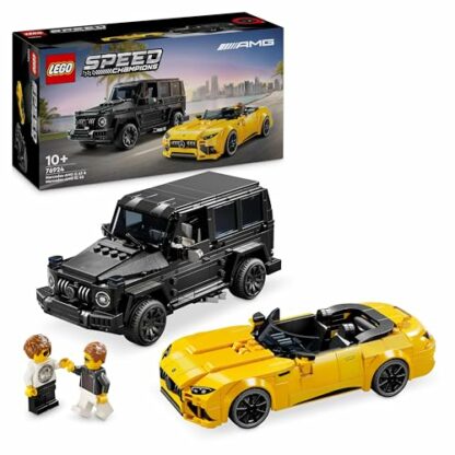 LEGO Speed Champions Mercedes-AMG G 63 & Mercedes-AMG SL 63 Car Toys, Vehicle Playset for Kids, 2 Building Sets with 2 Driver Minifigures, Gift for 10 Plus Year Old Boys and Girls 76924 2 LEGO Speed Champions Mercedes-AMG G 63 & Mercedes-AMG SL 63 Car Toys, Vehicle Playset for Kids, 2 Building Sets with 2 Driver Minifigures, Gift for 10 Plus Year Old Boys and Girls 76924 - Image 2