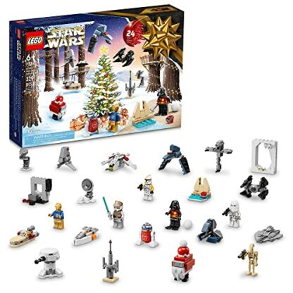 LEGO Star Wars 75340 Advent Calendar 2022 (329 Pieces) multicoloured 6378943, 15.04 x 10.32 x 2.78 inches - Image 2