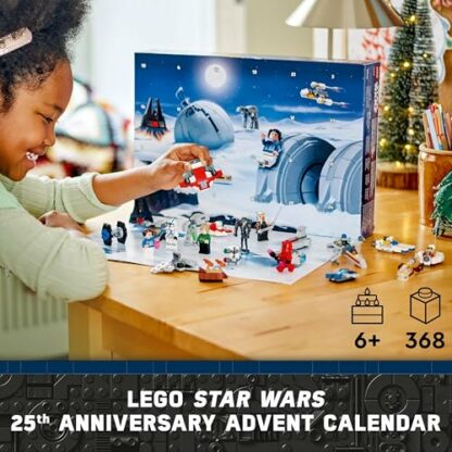 LEGO Star Wars Advent Calendar 2024 for Kids, Features 18 Collectible Mini Build Toys and 6 Character Minifigures, Christmas Holiday Gift Idea for 6 Plus Year Old Boys, Girls and Fans 75395 3 LEGO Star Wars Advent Calendar 2024 for Kids, Features 18 Collectible Mini Build Toys and 6 Character Minifigures, Christmas Holiday Gift Idea for 6 Plus Year Old Boys, Girls and Fans 75395 - Image 3