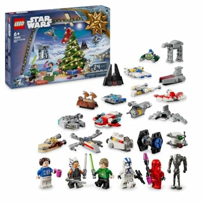 LEGO Star Wars Advent Calendar 2024 for Kids, Features 18 Collectible Mini Build Toys and 6 Character Minifigures, Christmas Holiday Gift Idea for 6 Plus Year Old Boys, Girls and Fans 75395 2 LEGO Star Wars Advent Calendar 2024 for Kids, Features 18 Collectible Mini Build Toys and 6 Character Minifigures, Christmas Holiday Gift Idea for 6 Plus Year Old Boys, Girls and Fans 75395 - Image 2