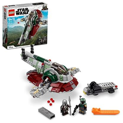 LEGO Star Wars Boba Fett’s Starship 75312 Fun Toy Building Kit; Awesome Gift Idea for Kids; New 2021 (593 Pieces), Multicolor, Standard 2 LEGO Star Wars Boba Fett’s Starship 75312 Fun Toy Building Kit; Awesome Gift Idea for Kids; New 2021 (593 Pieces), Multicolor, Standard - Image 2