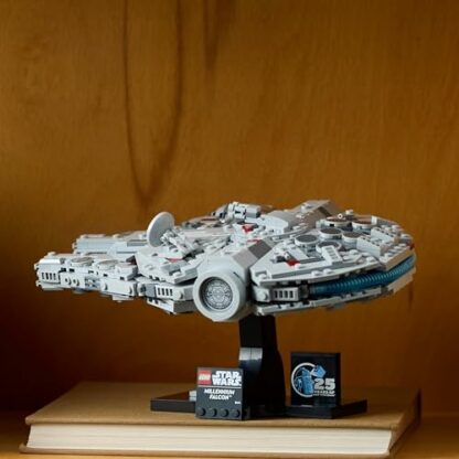 LEGO Star Wars Millenium Falcon 25th Anniversary Vehicle Building Set, Collectible A New Hope Starship Model Kit for Adults to Build, Home or Office Décor, Birthday Gifts for Men, Women and Fans 75375 4 LEGO Star Wars Millenium Falcon 25th Anniversary Vehicle Building Set, Collectible A New Hope Starship Model Kit for Adults to Build, Home or Office Décor, Birthday Gifts for Men, Women and Fans 75375 - Image 4