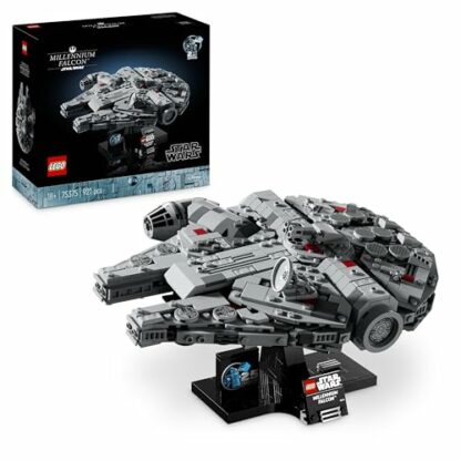 LEGO Star Wars Millenium Falcon 25th Anniversary Vehicle Building Set, Collectible A New Hope Starship Model Kit for Adults to Build, Home or Office Décor, Birthday Gifts for Men, Women and Fans 75375 2 LEGO Star Wars Millenium Falcon 25th Anniversary Vehicle Building Set, Collectible A New Hope Starship Model Kit for Adults to Build, Home or Office Décor, Birthday Gifts for Men, Women and Fans 75375 - Image 2