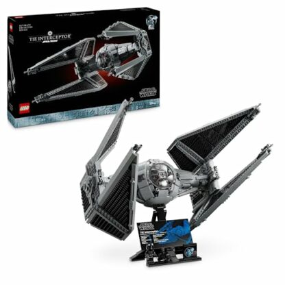 LEGO Star Wars TIE Interceptor UCS Vehicle Building Set, Model Kit for Adults to Build, with Pilot Minifigure & Droid Figure, Collectible Gifts for Men, Women, Him or Her 75382 2 LEGO Star Wars TIE Interceptor UCS Vehicle Building Set, Model Kit for Adults to Build, with Pilot Minifigure & Droid Figure, Collectible Gifts for Men, Women, Him or Her 75382 - Image 2