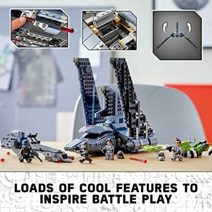 LEGO Star Wars The Bad Batch Attack Shuttle 75314 Awesome Toy Building Kit with 5 Minifigures; New 2021 (969 Pieces) - Image 4