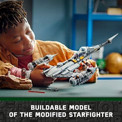LEGO Star Wars: The Book of Boba Fett The Mandalorians N-1 Starfighter 75325 Building Kit; Fun Buildable Toy Playset for Creative Kids Aged 9 and Up, Featuring 4 Popular Characters (412 Pieces) 3 LEGO Star Wars: The Book of Boba Fett The Mandalorians N-1 Starfighter 75325 Building Kit; Fun Buildable Toy Playset for Creative Kids Aged 9 and Up, Featuring 4 Popular Characters (412 Pieces) - Image 3
