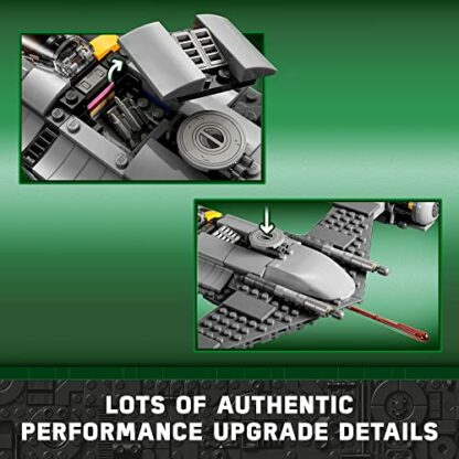 LEGO Star Wars: The Book of Boba Fett The Mandalorians N-1 Starfighter 75325 Building Kit; Fun Buildable Toy Playset for Creative Kids Aged 9 and Up, Featuring 4 Popular Characters (412 Pieces) 4 LEGO Star Wars: The Book of Boba Fett The Mandalorians N-1 Starfighter 75325 Building Kit; Fun Buildable Toy Playset for Creative Kids Aged 9 and Up, Featuring 4 Popular Characters (412 Pieces) - Image 4