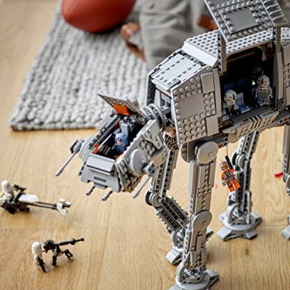 LEGO Star Wars at-at Walker 75288 Building Toy, 40th Anniversary Collectible Figure Set, Room Décor, Gift Idea for Kids, Boys & Girls with 6 Minifigures 4 LEGO Star Wars at-at Walker 75288 Building Toy, 40th Anniversary Collectible Figure Set, Room Décor, Gift Idea for Kids, Boys & Girls with 6 Minifigures - Image 4