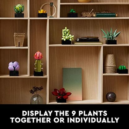 LEGO Succulents 10309 Plant Decor Building Set for Adults; Build a Succulents Display Piece for The Home or Office (771 Pieces) - Image 4