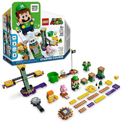 LEGO Super Mario Adventures with Luigi Starter Course 71387 Building Kit; Collectible Toy Playset for Creative Kids, New 2021 (280 Pieces) 2 LEGO Super Mario Adventures with Luigi Starter Course 71387 Building Kit; Collectible Toy Playset for Creative Kids, New 2021 (280 Pieces) - Image 2