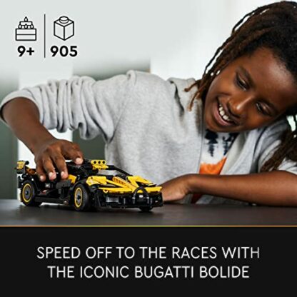 LEGO Technic Bugatti Bolide Racing Car Model Building Set, Race Engineering Toys, Collectible Iconic Sports Vehicle Construction Kit for 9 Plus Year Old Kids, Boys & Girls 42151 - Image 4