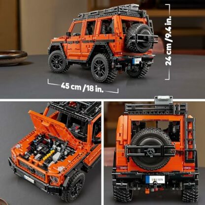LEGO Technic Mercedes-Benz G 500 PROFESSIONAL Line Building Set, Model Car Kit for Adults to Build, Collectible 4X4 Off-Road Vehicle, Gift for Men, Women, Him or Her 42177 4 LEGO Technic Mercedes-Benz G 500 PROFESSIONAL Line Building Set, Model Car Kit for Adults to Build, Collectible 4X4 Off-Road Vehicle, Gift for Men, Women, Him or Her 42177 - Image 4