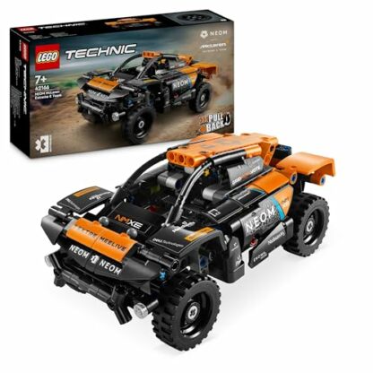 LEGO Technic NEOM McLaren Extreme E Race Car Toy For Kids, Boys & Girls Aged 7+ Years Old who Love Model Cars, Off-Road Pull-Back Racing Vehicle Set, Birthday Gift Idea 42166 2 LEGO Technic NEOM McLaren Extreme E Race Car Toy For Kids, Boys & Girls Aged 7+ Years Old who Love Model Cars, Off-Road Pull-Back Racing Vehicle Set, Birthday Gift Idea 42166 - Image 2