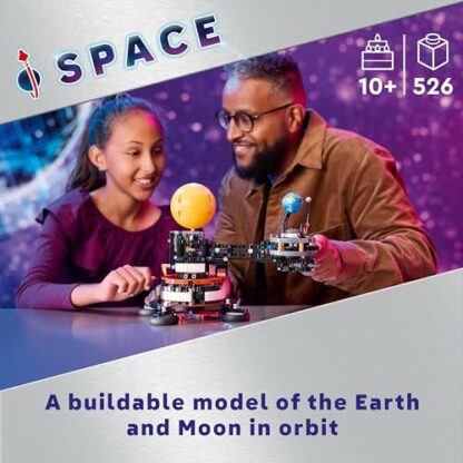 LEGO Technic Planet Earth and Moon in Orbit Model Building Set, Outer Space Toys for 10 Plus Year Old Kids, Boys & Girls, Solar System Toy, Imaginative, Independent Play, Birthday Gift Idea 42179 4 LEGO Technic Planet Earth and Moon in Orbit Model Building Set, Outer Space Toys for 10 Plus Year Old Kids, Boys & Girls, Solar System Toy, Imaginative, Independent Play, Birthday Gift Idea 42179 - Image 4