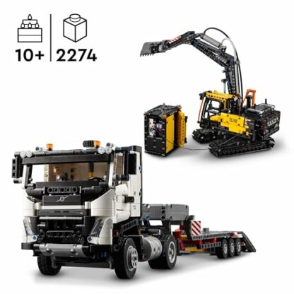 LEGO Technic Volvo FMX Truck & EC230 Electric Excavator Construction Toy for 10 Plus Year Old Boys & Girls, Digging Vehicle Set, Bedroom Decoration, Gift for Kids Who Love Heavy-Duty Machines 42175 4 LEGO Technic Volvo FMX Truck & EC230 Electric Excavator Construction Toy for 10 Plus Year Old Boys & Girls, Digging Vehicle Set, Bedroom Decoration, Gift for Kids Who Love Heavy-Duty Machines 42175 - Image 4