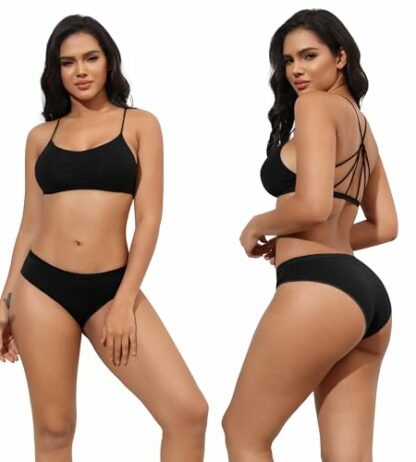 LEVAO Cotton Underwear for Women Soft Half Back Coverage Ladies Briefs Panty Cheeky Bikini Panties 6 Pack S-2XL 3 LEVAO Cotton Underwear for Women Soft Half Back Coverage Ladies Briefs Panty Cheeky Bikini Panties 6 Pack S-2XL - Image 3