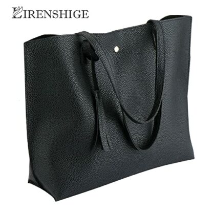 LIRENSHIGE Handbags for Women, Ladies Handbag Tote Bag Soft PU Leather Large Capacity Womens Top Handle Shoulder Bag For women Black Handbag 3 LIRENSHIGE Handbags for Women, Ladies Handbag Tote Bag Soft PU Leather Large Capacity Womens Top Handle Shoulder Bag For women Black Handbag - Image 3
