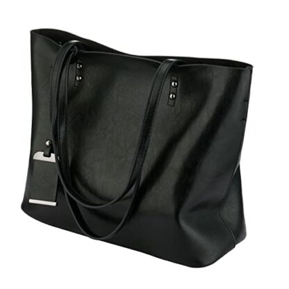 LIRENSHIGE Womens Soft PU Leather Handbags Large Capacity Retro Vintage Top-Handle Casual Tote Shoulder Bags, Tote Bag Handbags for Women 3 LIRENSHIGE Womens Soft PU Leather Handbags Large Capacity Retro Vintage Top-Handle Casual Tote Shoulder Bags, Tote Bag Handbags for Women - Image 3