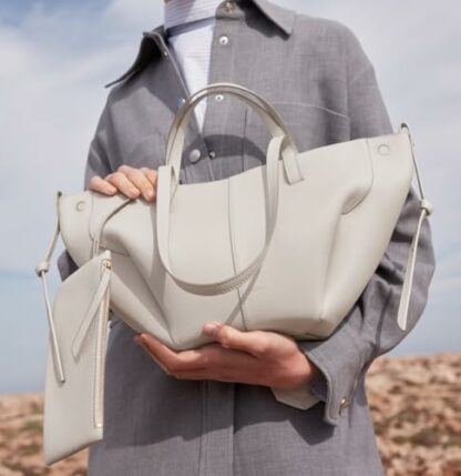 Large Faux Leather Tote Bag for Women Work Handbag Trendy Designer Shoulder Bag Casual Top-handle Bag - Image 3