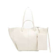 Large Faux Leather Tote Bag for Women Work Handbag Trendy Designer Shoulder Bag Casual Top-handle Bag