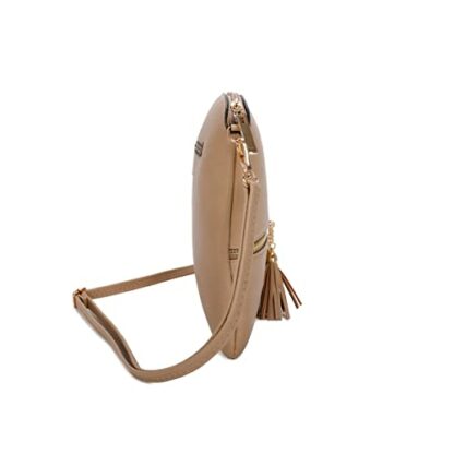 LeahWard Tassel Charm Cross Body Bag, Women's Side Shoulder Bags, Small Faux Leather Handbag For Women - Image 4