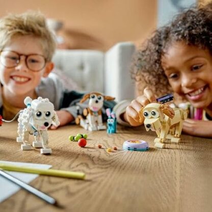 Lego Creator 3-in-1 Adorable Dogs Building Toy Set 31137, Gift for Dog Lovers, Featuring Dachshund, Beagle, Pug, Poodle, Husky, and Labrador Figures for Kids 7 and Up - Image 3