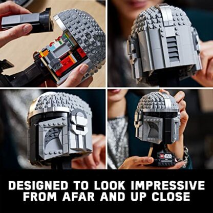 Lego Star Wars The Mandalorian Helmet Adult toy building block - Image 4
