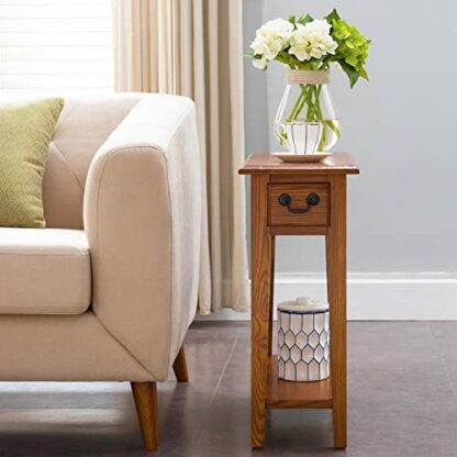 Leick Furniture End Table, Wood - Image 3