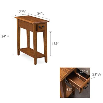 Leick Furniture End Table, Wood - Image 4