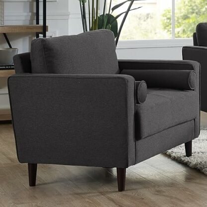 Lifestyle Solutions Lexington Armchair, 39.8" W x 31.1" D x 33.5" H, Navy Blue - Image 3