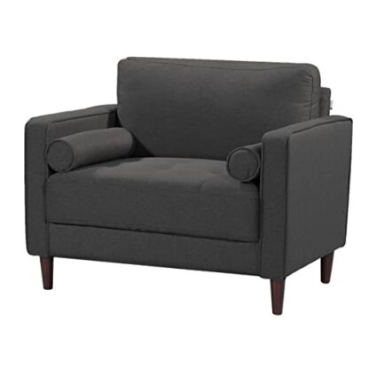 Lifestyle Solutions Lexington Armchair, 39.8" W x 31.1" D x 33.5" H, Navy Blue - Image 2