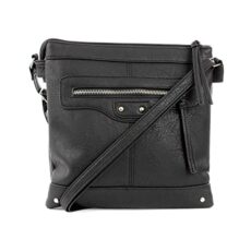Lilley Connie Black Zip Detail Handbag