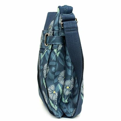 Lilley Florrie Blue & Floral Print Handbag - Image 4