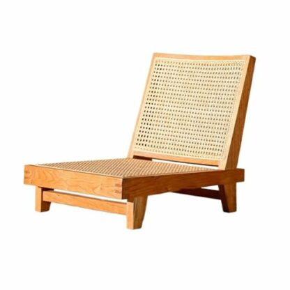Linmeas-753 Floor Chair New Chinese Style Tatami Chair, Solid Wood Legless Bay Window Chair, Meditation Floor Chair with Backrest, Lazy Sofa Chair Seat Balcony Chair Meditation Chair 2 Linmeas-753 Floor Chair New Chinese Style Tatami Chair, Solid Wood Legless Bay Window Chair, Meditation Floor Chair with Backrest, Lazy Sofa Chair Seat Balcony Chair Meditation Chair - Image 2