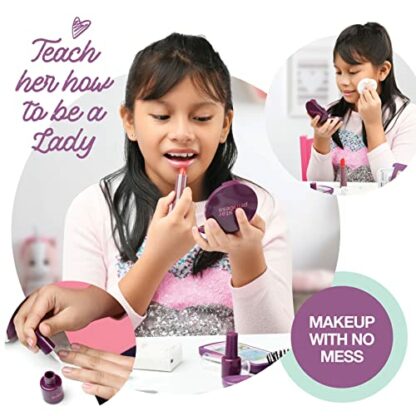 Little Girls Purse with Accessories and Pretend Makeup for Toddlers - My First Purse Set Includes Handbag, Phone, Wallet, Play Makeup and More Pretend Play Toys for Girls Age 3 +, Great Gift for Girls 4 Little Girls Purse with Accessories and Pretend Makeup for Toddlers - My First Purse Set Includes Handbag, Phone, Wallet, Play Makeup and More Pretend Play Toys for Girls Age 3 +, Great Gift for Girls - Image 4