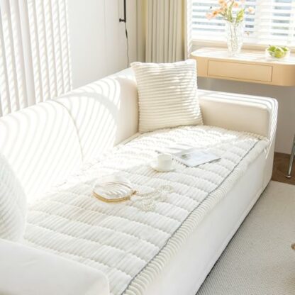 LiveGo Sofa Covers Washable, Fuzzy Couch Covers for Pets, Dog Couch Cover, Pet Couch Cover for Sofa, Dog Couch Cover Protector, Non-Slip Sofa Cover 2 3 4 Seater Dog Sofa Cover for Living Room 2 LiveGo Sofa Covers Washable, Fuzzy Couch Covers for Pets, Dog Couch Cover, Pet Couch Cover for Sofa, Dog Couch Cover Protector, Non-Slip Sofa Cover 2 3 4 Seater Dog Sofa Cover for Living Room - Image 2