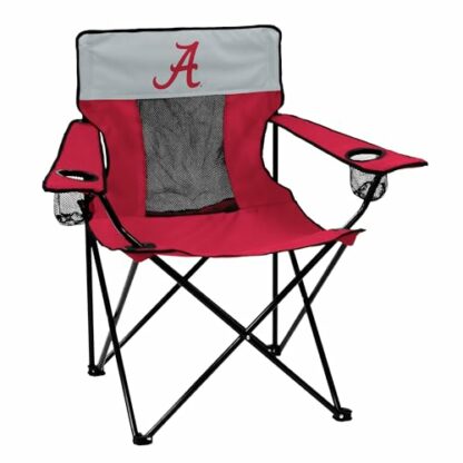 Logo Brands NCAA Collegiate Unisex Adult Elite Chair with Two Cups Holder, One Size, Multicolor - Image 2