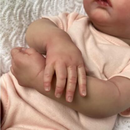 Lonian 19 Inch 48cm Reborn Baby Doll with Cuddly Body Realistic Doll - Image 4