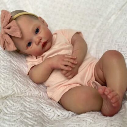Lonian 19 Inch 48cm Reborn Baby Doll with Cuddly Body Realistic Doll - Image 2