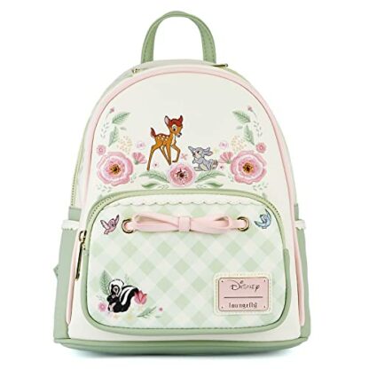Loungefly Bambi Spring Time Gingham Mini Backpack - Image 2