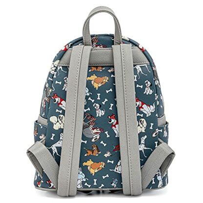 Loungefly Disney Dogs Mini-Backpack Handbag All Over Print Lady Tramp Dalmatians - Image 3