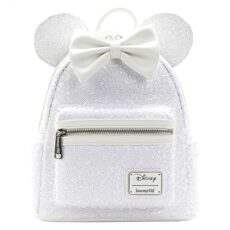 Loungefly Disney Minnie Sequin Wedding Mini Backpack