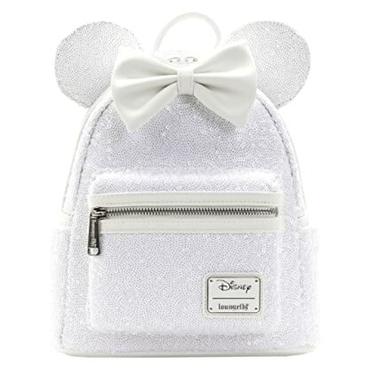 Loungefly Disney Minnie Sequin Wedding Mini Backpack - Image 2