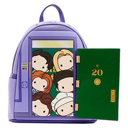 Loungefly Friends TV Series Front Door Chibi Art Womens Double Strap Shoulder Bag Purse, Multi, One Size - Image 2