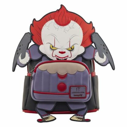 Loungefly IT Pennywise Cosplay Womens Double Strap Shoulder Bag Purse, Multi, One Size 2 Loungefly IT Pennywise Cosplay Womens Double Strap Shoulder Bag Purse, Multi, One Size - Image 2